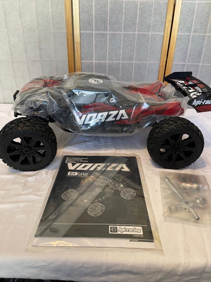 Image 0 of HPI Vorza Flux Truggy, 1/8 Scale 4WD RTR Brushless w/2.4GHz Radio System, Red