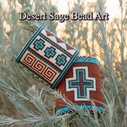 Desert Sage Bead Art