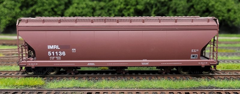 IMRL 51136 Intermountain 4650 CF covered hopper