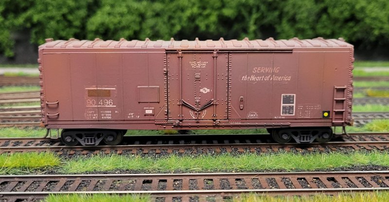 Image 0 of E&SH 90496 AHM Single Plug Door 40' Boxcar