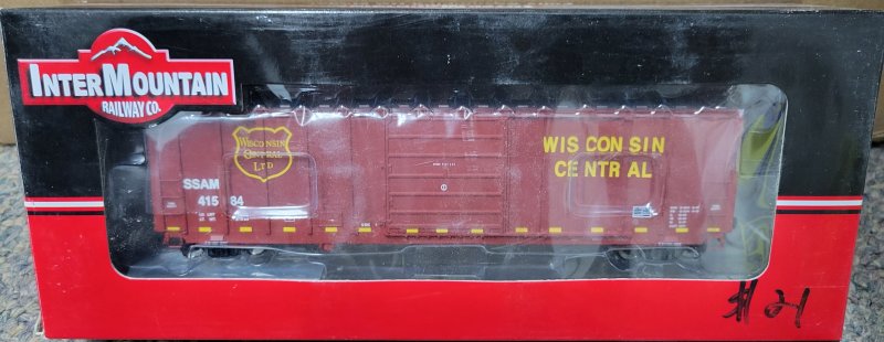 Intermountain 47517-06 SSAM 41584 Wisconsin Central 5277cf boxcar