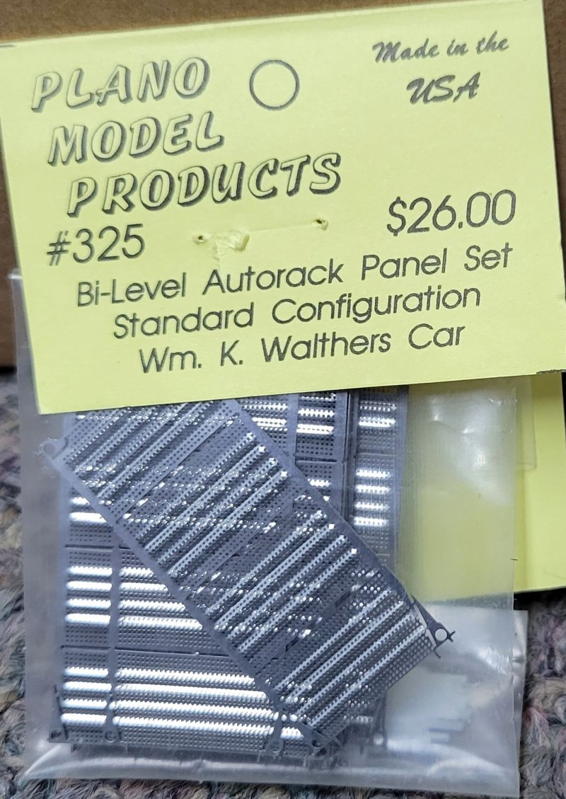 Image 0 of Plano Model Products #325 Bi-Level Walthers Autorack Panel Set