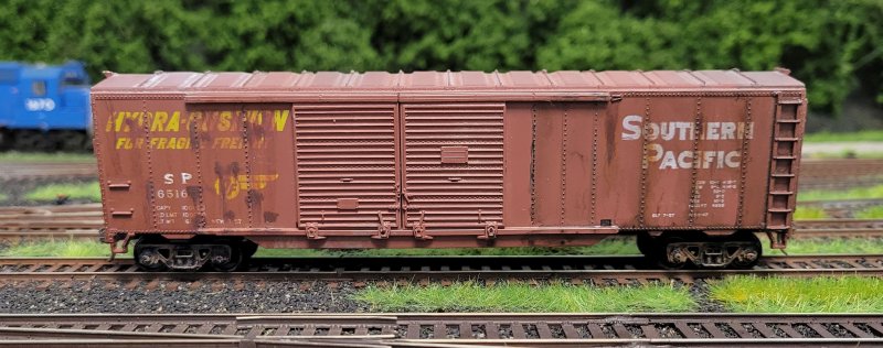 SP 6516 Athearn Blue Box Double Door 50' Boxcar