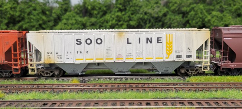 Image 0 of SOO 74866 CM Shops/Athearn PS4740 Covered Hopper