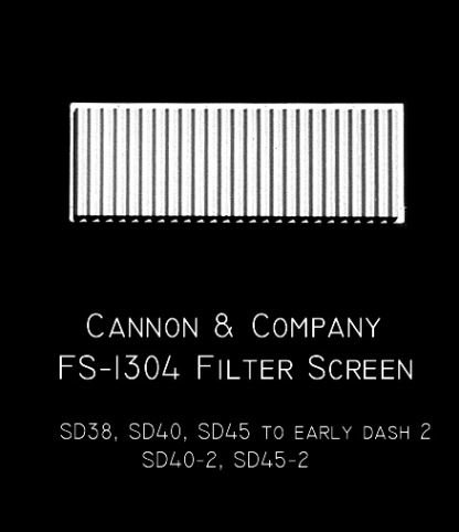 Cannon FS-1304 Inertial Filter Screens- SDs