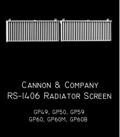 Cannon RS-1406 Radiator Screens