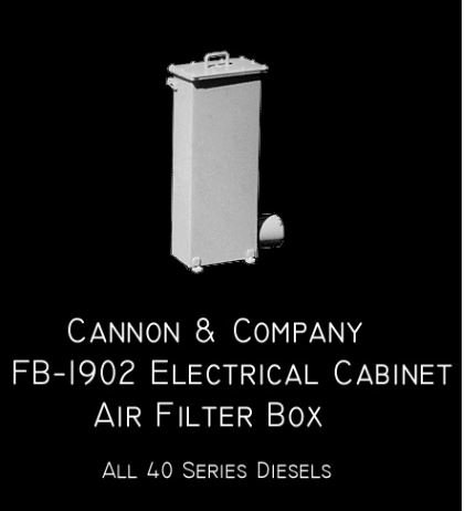 Cannon FB-1902 Electrical Cabinet Filter Box (ECAFB)