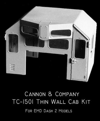 Cannon TC-1501 Thinwall EMD Dash 2/50/60 cab