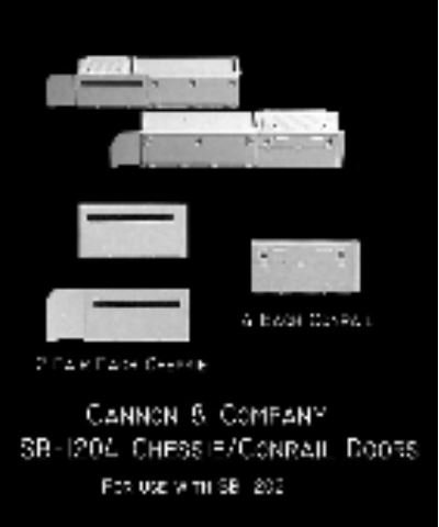 Cannon SB-1204 mailslot optional battery box doors