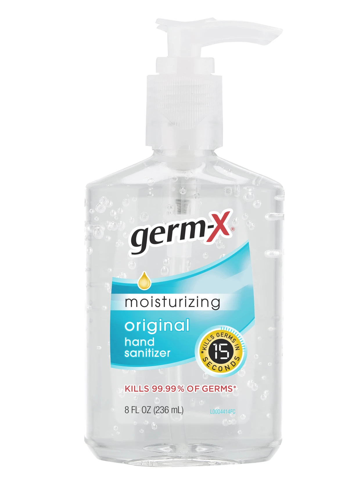 Image 0 of GermX 8oz gel hand sanitizer