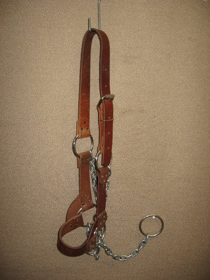 tan chain mule