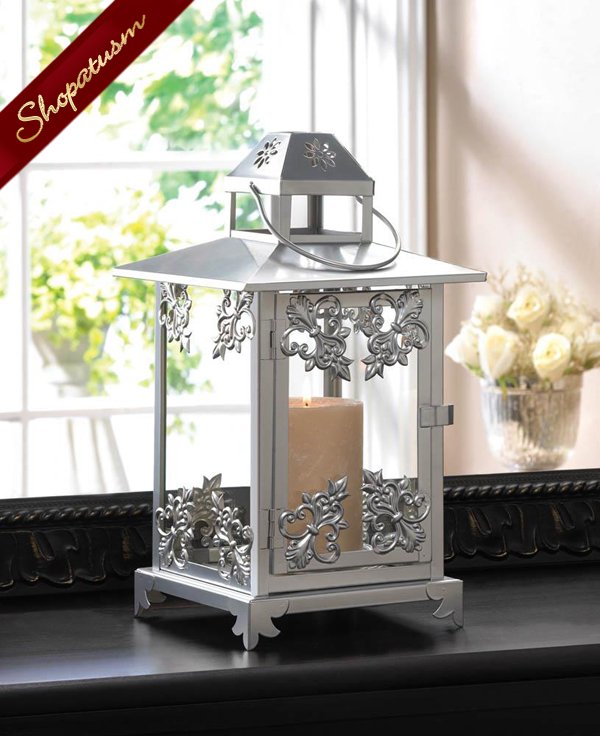 12 Wholesale Lanterns Ornate Wedding Centerpieces Silver Lantern