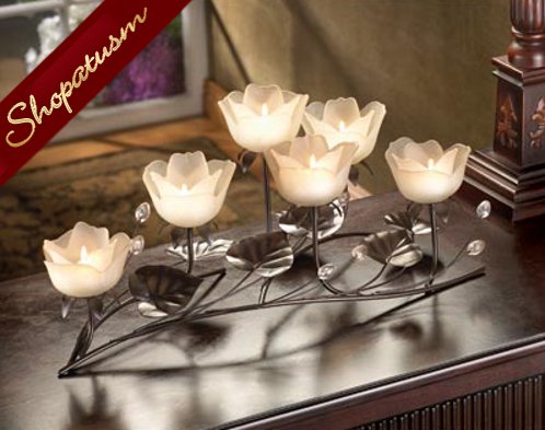 Rustic Candelabra Centerpieces 5