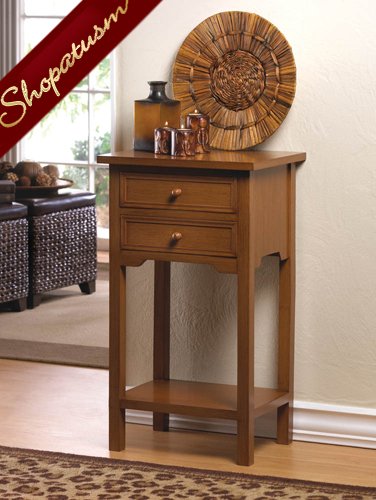 Rich Brown Wooden Side Table End Table Night Stand