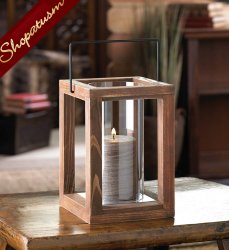 60 Garden Centerpieces Glass Cylinder Candle Lanterns Rustic Wood 