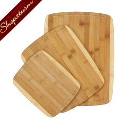 Bamboo Cutting Boards 3 Piece Set Carving Boards