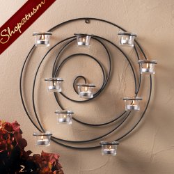 Hypnotic Candle Wall Sconce Wall Decor