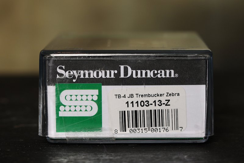 Image 2 of Seymour Duncan TB-4 JB Trembucker Humbucker Pickup ZEBRA Guitar - NEW