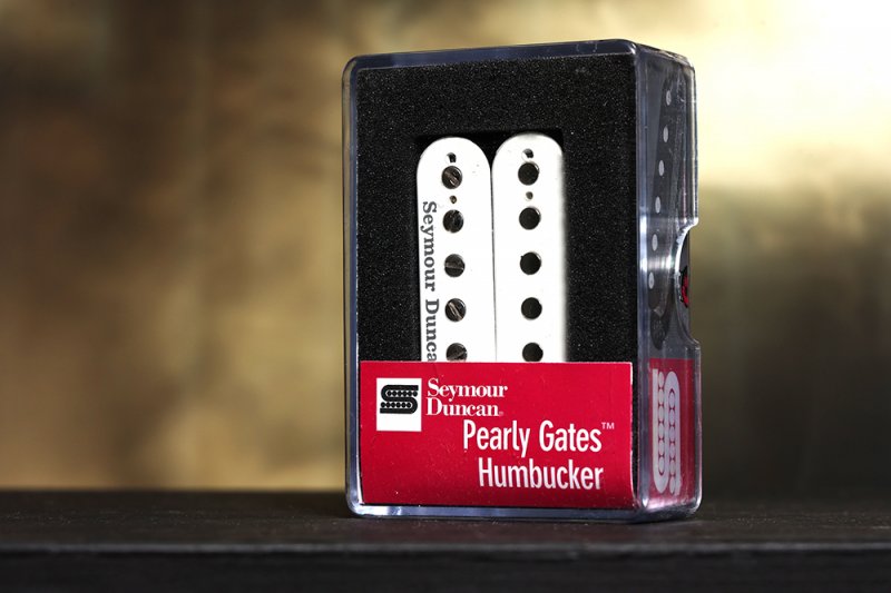 Image 0 of Seymour Duncan SH-PG1b Pearly Gates Strat Humbucker PICKUP White Bridge