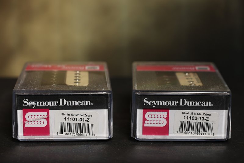 Image 2 of Seymour Duncan SH-4 JB & SH-1n 59 ZEBRA Humbucker PICKUP SET Pickups Guitar