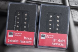 Seymour Duncan SH-6 Distortion & SH-1n 59 BLACK Humbucker Pickup SET Pickups NEW