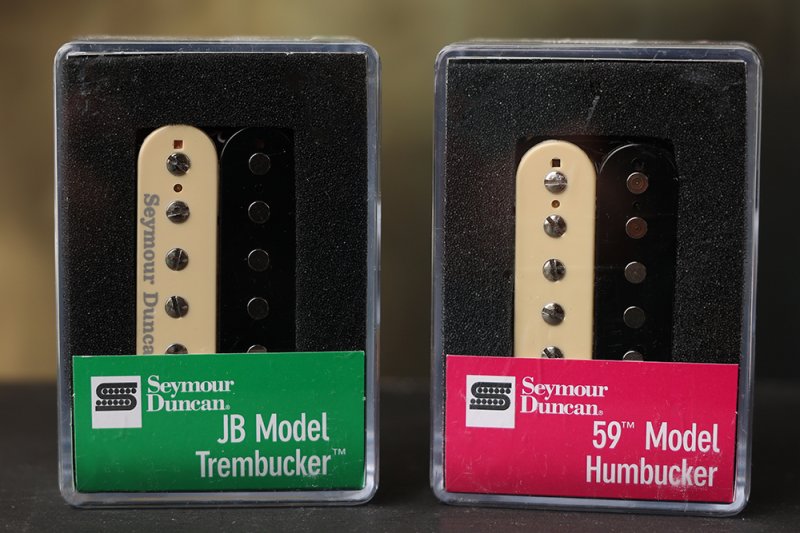 Image 0 of Seymour Duncan TB-4 JB & SH-1n 59 Trembucker Pickup SET Pickups ZEBRA - NEW