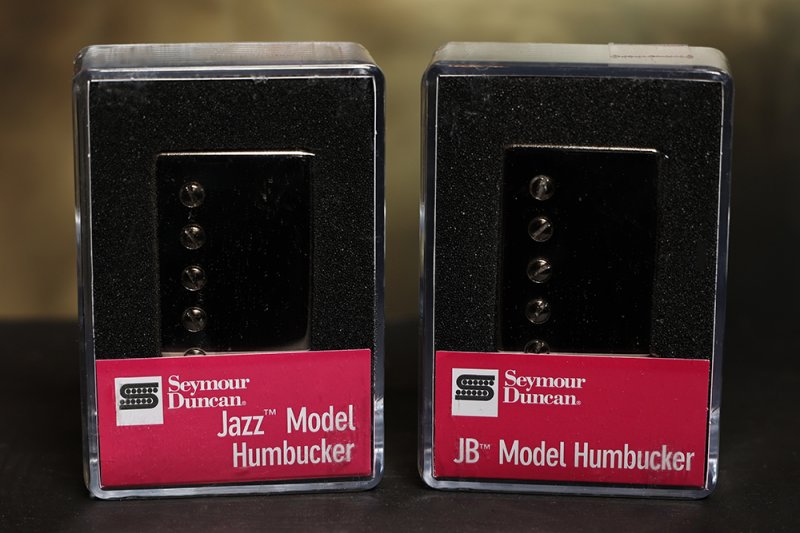 Image 0 of Seymour Duncan SH-4 JB & SH-2n Jazz Hot Rodded PICKUP SET Humbucker Nickel