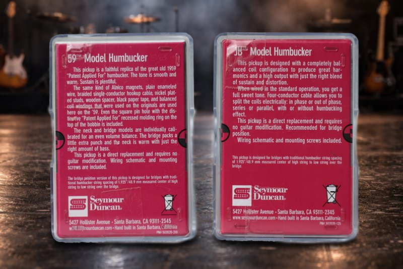 Image 1 of Seymour Duncan SH-4 JB & SH-1n 59 GOLD Humbucker Pickup Set Pickups Guitar