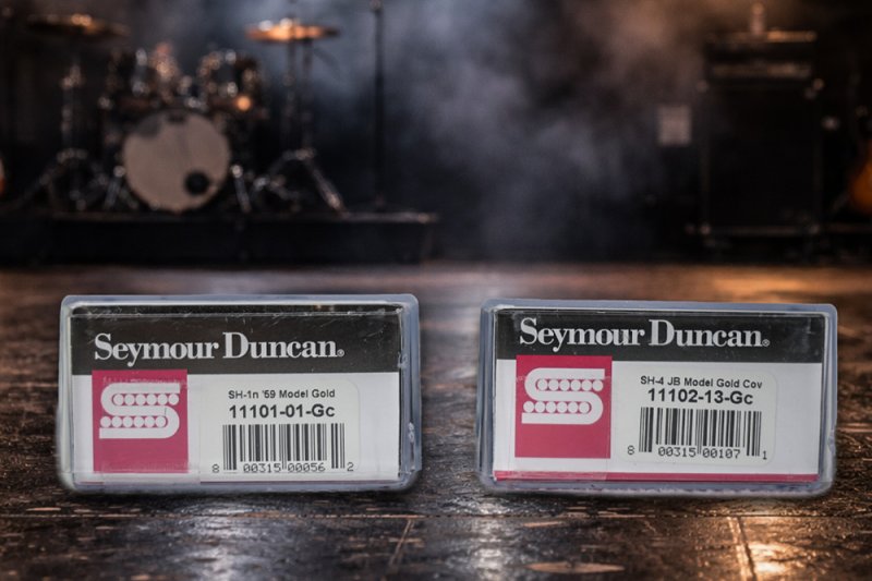 Image 2 of Seymour Duncan SH-4 JB & SH-1n 59 GOLD Humbucker Pickup Set Pickups Guitar