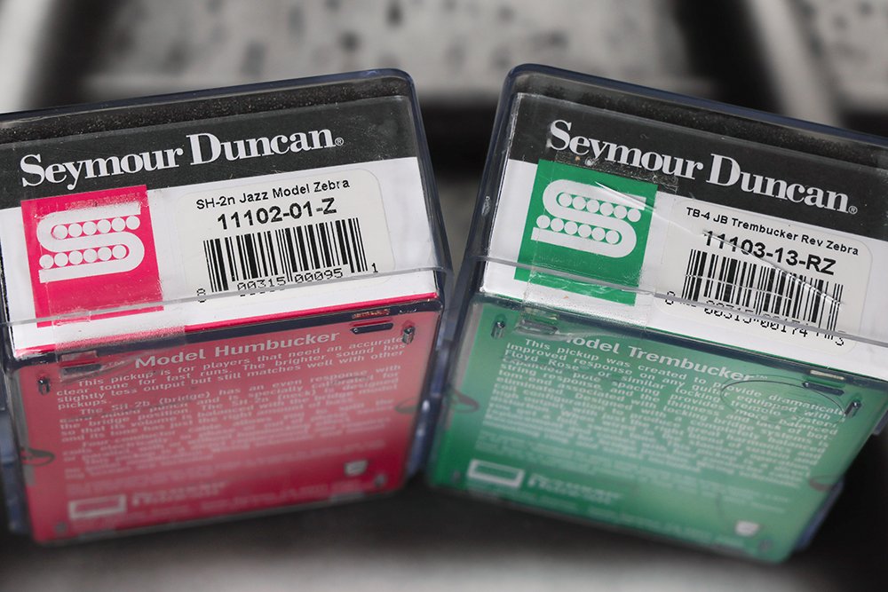 Image 2 of Seymour Duncan TB-4 JB SH-2n Jazz REVERSE ZEBRA PICKUP SET Trembucker Guitar NEW