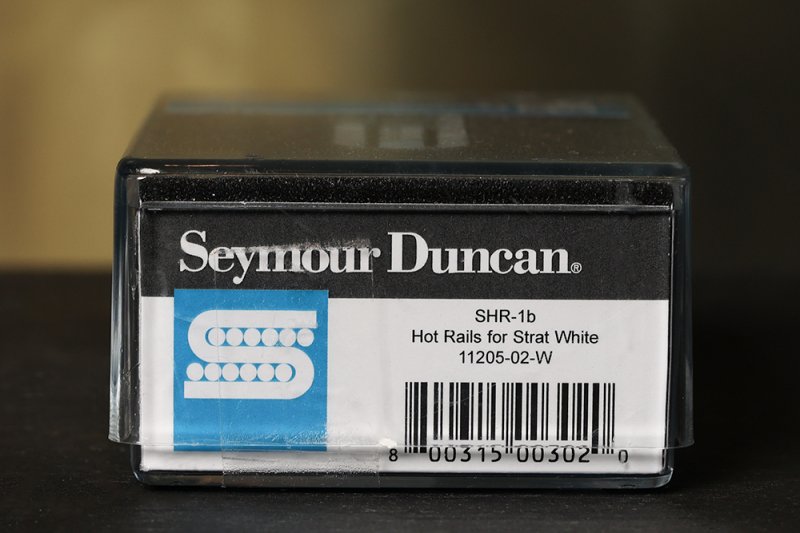 Image 2 of Seymour Duncan SHR-1b Hot Rails Strat BRIDGE Pickup WHITE - Fender Stratocaster