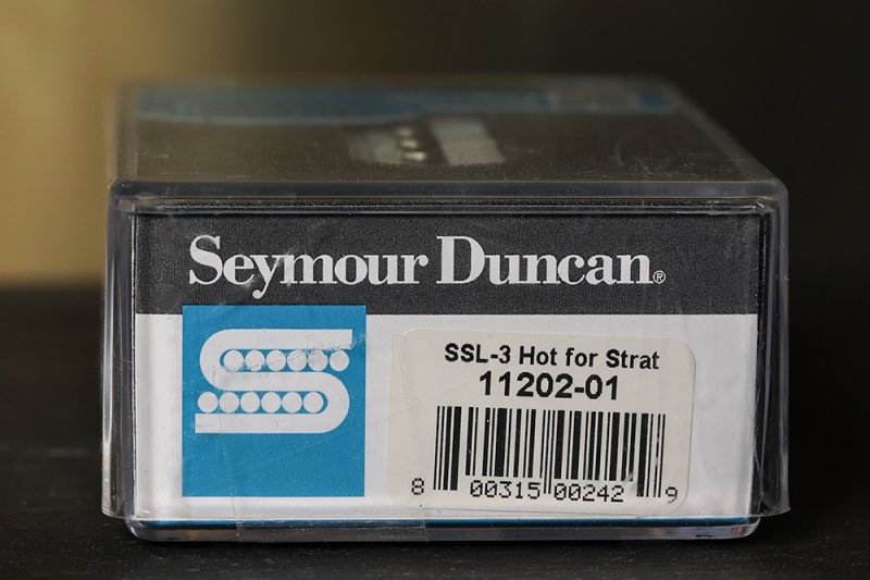 Image 1 of Seymour Duncan SSL-3 Hot Strat Stratocaster Single Coil Guitar Pickup - White