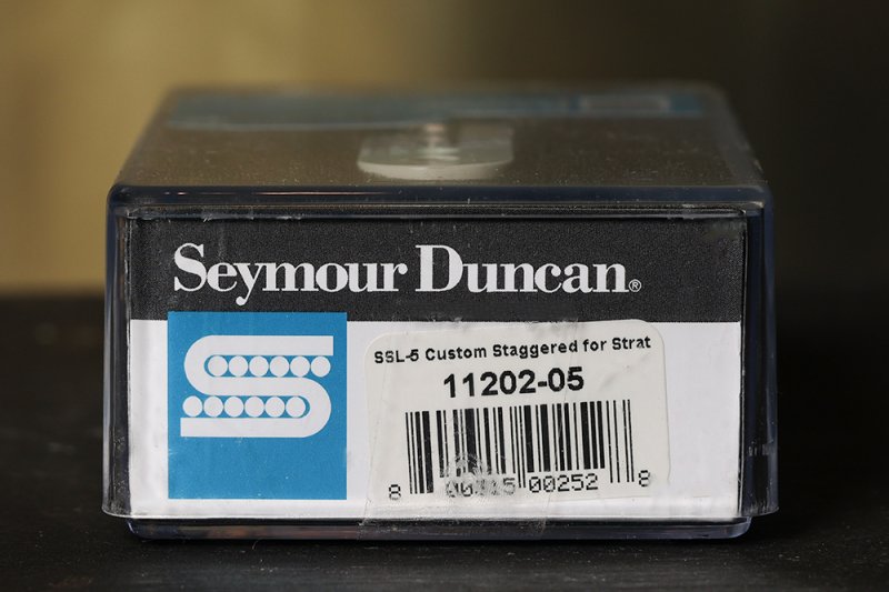 Image 2 of Seymour Duncan SSL-5 Custom Staggered Strat Pickup WHITE Fender Stratocaster