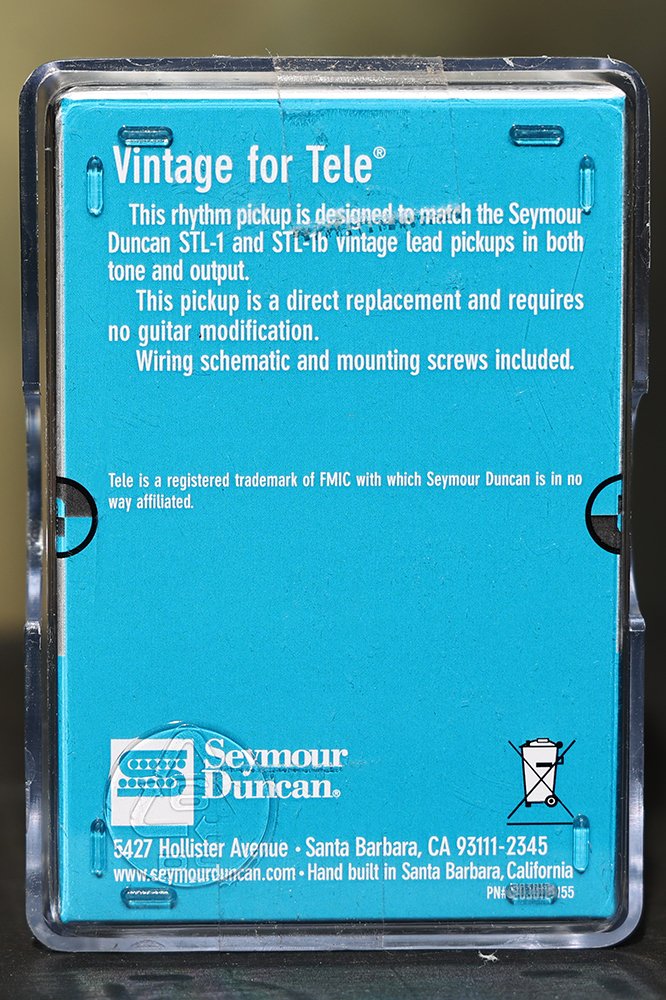 Image 1 of Seymour Duncan STR-1 Vintage Rhythm Tele PICKUP Neck for Fender Telecaster - NEW