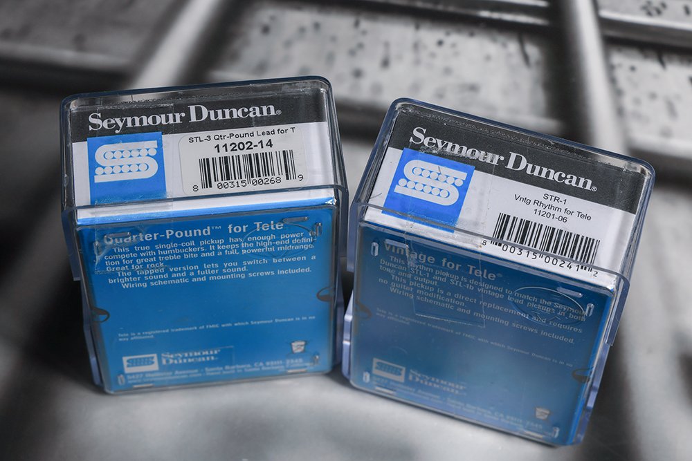 Image 2 of Seymour Duncan STL-3 Quarter Pound STR-1 Vintage Tele PICKUP SET Telecaster NEW