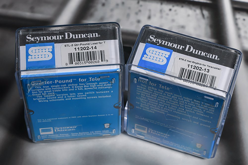 Image 2 of Seymour Duncan STL-3 Qtr Pound Bridge & STR-2 Hot Rythm Neck Tele Guitar Pickups