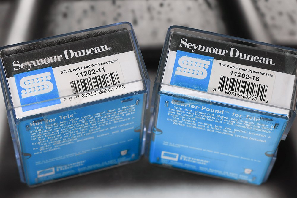 Image 2 of Seymour Duncan STL-2 Hot Lead Bridge & STR-3 Qtr Pound Rhythm Neck Tele Pickups
