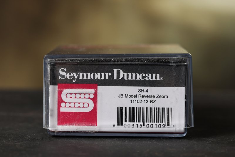 Image 2 of Seymour Duncan SH-4 JB REVERSE ZEBRA Humbucker Electric Guitar Pickup - NEW