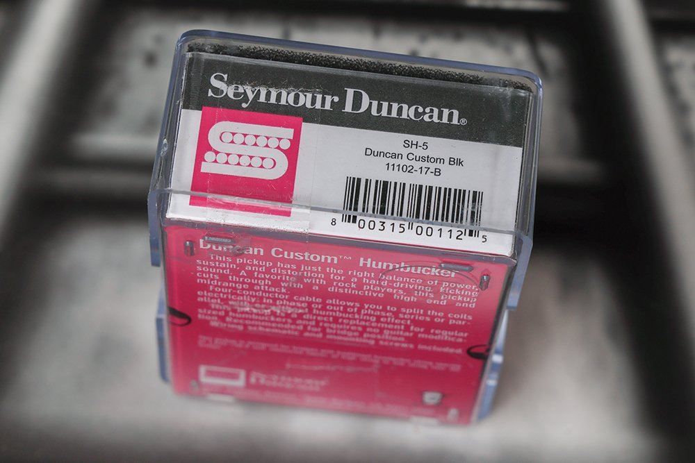 Image 2 of Seymour Duncan SH-5 Custom BLACK PAF Ceramic Humbucker Pickup - NEW