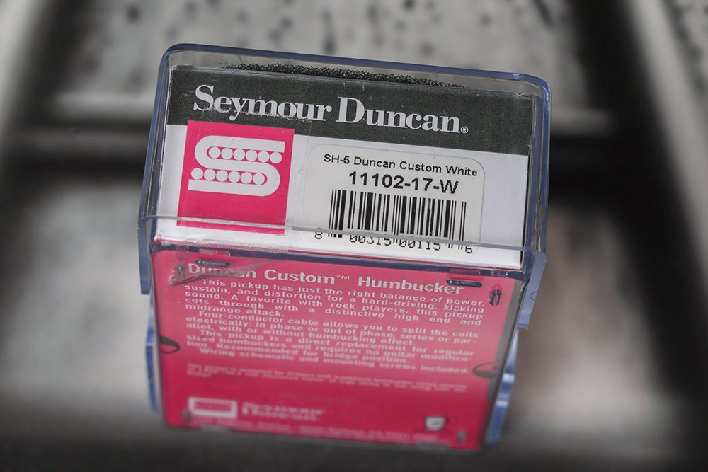 Image 2 of Seymour Duncan SH-5 Custom WHITE PAF Ceramic Humbucker Pickup - NEW
