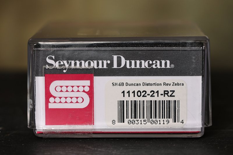 Image 2 of Seymour Duncan Distortion SH-6 Humbucker Pickup Bridge REVERSE ZEBRA - NEW