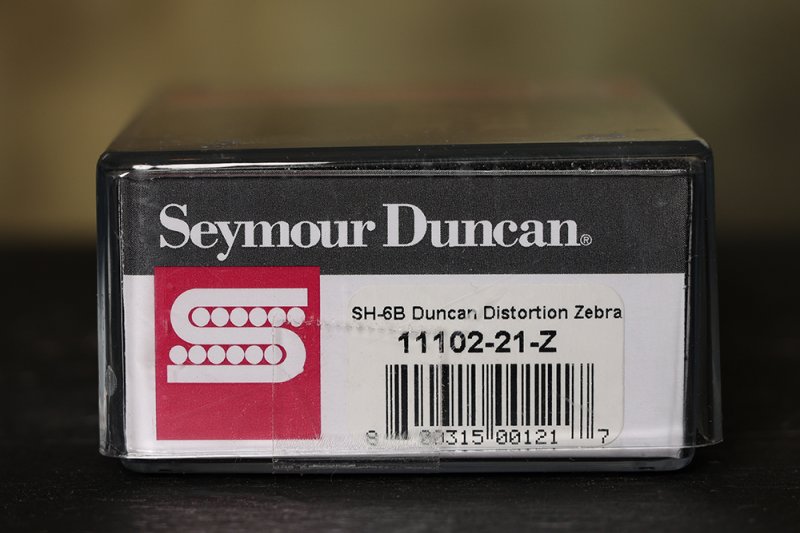 Image 2 of Seymour Duncan Distortion SH-6 Humbucker Pickup Bridge ZEBRA - NEW