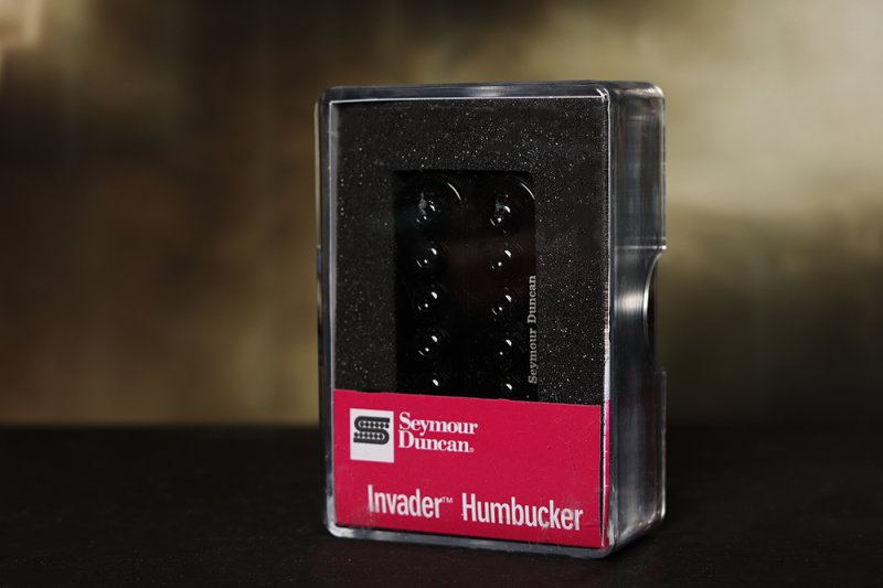 Image 0 of Seymour Duncan SH-8 Invader BLACK High Output Ceramic Humbucker Bridge Pickup