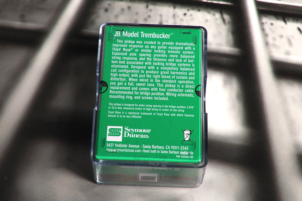 Image 1 of Seymour Duncan TB-4 JB Trembucker Humbucker Pickup NICKEL Bridge Guitar - NEW