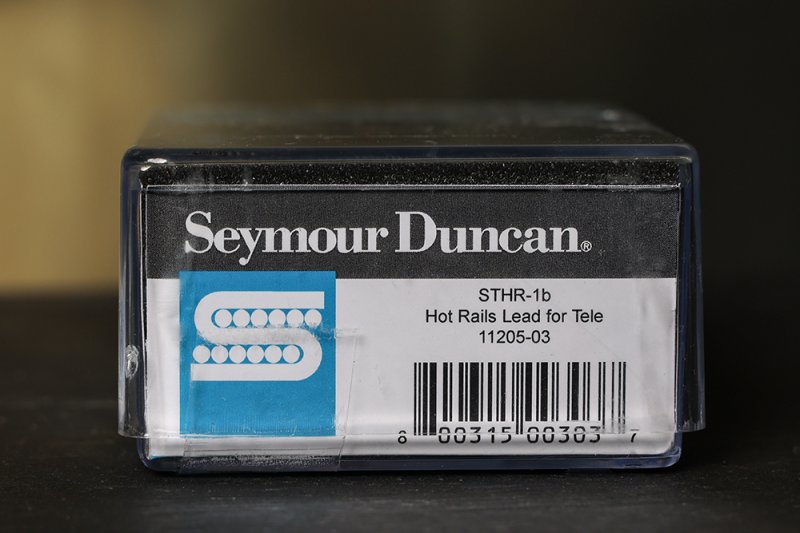 Image 2 of Seymour Duncan STHR-1 Hot Rails Tele Telecaster Bridge Lead Pickup BLACK - NEW