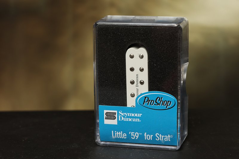 Image 0 of Seymour Duncan SL59-1 Little 59 Strat PAF Humbucker Neck/Middle Pickup WHITE NEW