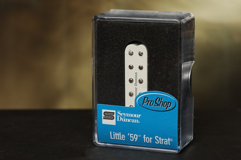 Image 0 of Seymour Duncan SL59-1 Little 59 Strat PAF Humbucker Bridge Pickup WHITE NEW