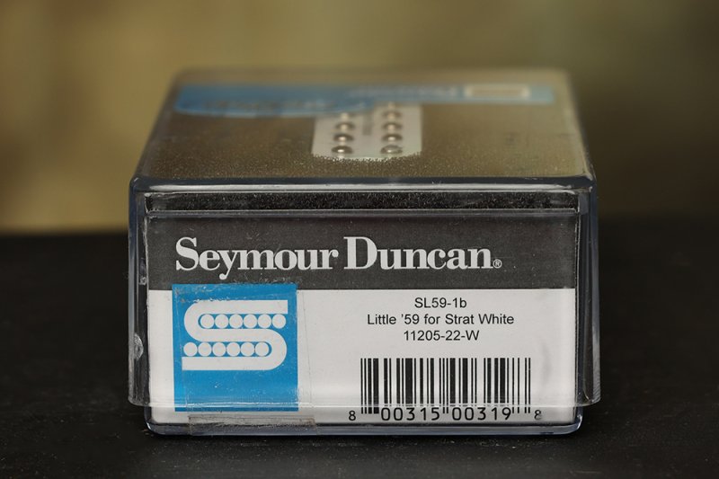Image 2 of Seymour Duncan SL59-1 Little 59 Strat PAF Humbucker Bridge Pickup WHITE NEW