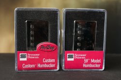 Seymour Duncan SH-11 Custom Custom Bridge & SH-1 59 Neck w/ NICKEL Covers - NEW