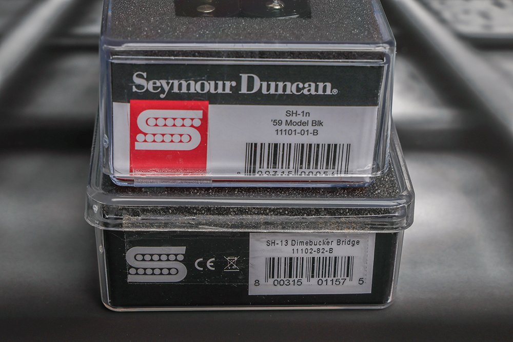 Image 2 of Seymour Duncan Dimebag Pickup Set SH-13 Dimebucker Bridge & SH-1 59 Neck BLACK